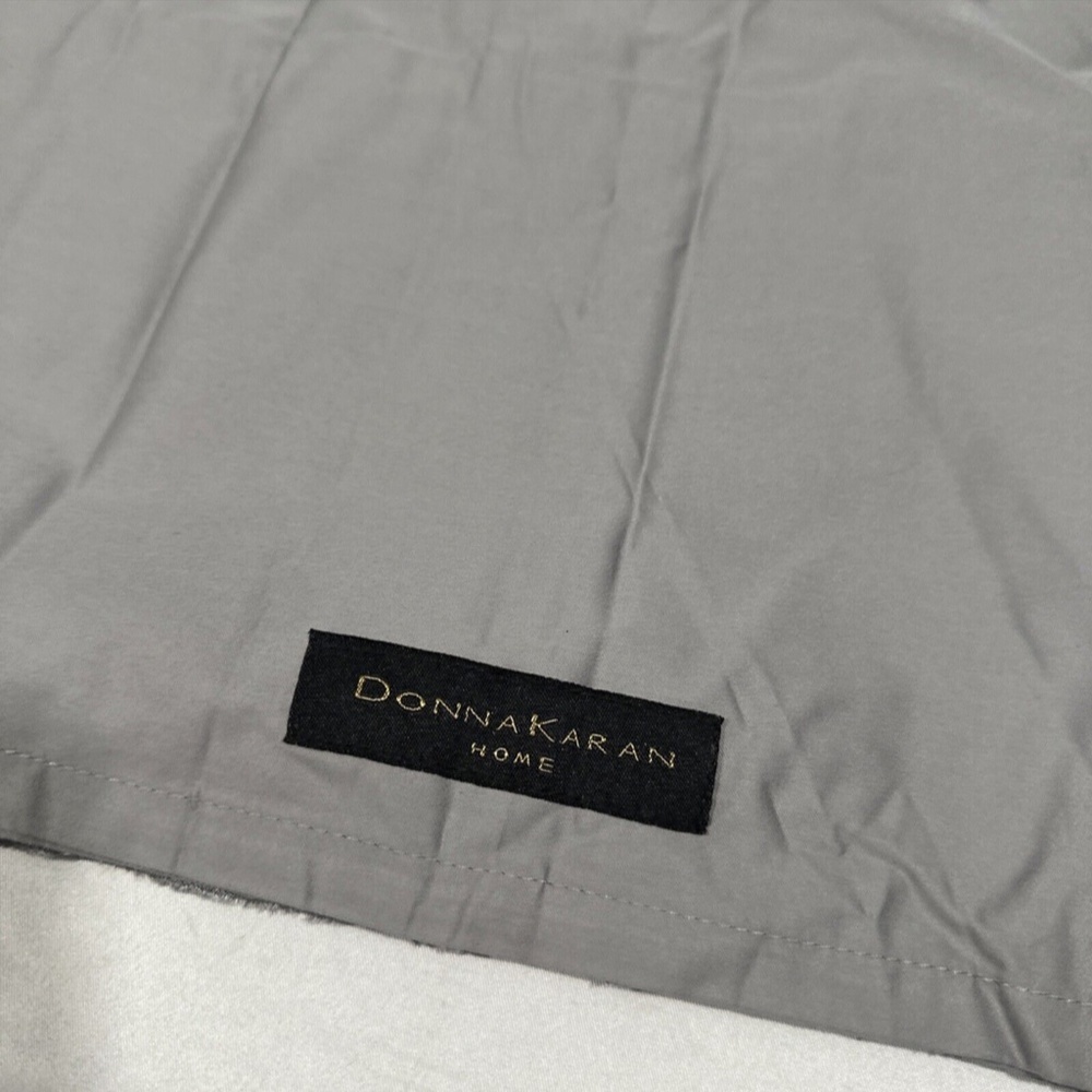 NIB $165 [ 1‎ Standard/Queen Sham ] Donna Karan Vapor Collection Grey - Picture 9 of 13